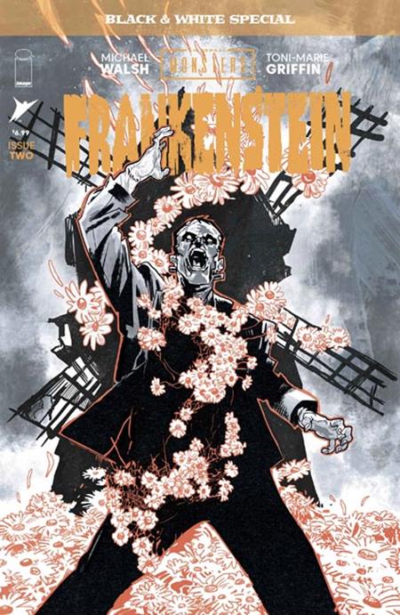 UNIVERSAL MONSTERS FRANKENSTEIN B&W SPECIAL #2 (OF 2) CVR A MICHAEL WALSH — Cover