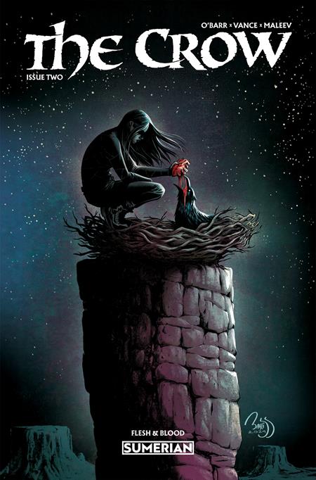 CROW FLESH AND BLOOD #2 CVR B DANIEL BAYLISS VAR (MR) — Cover