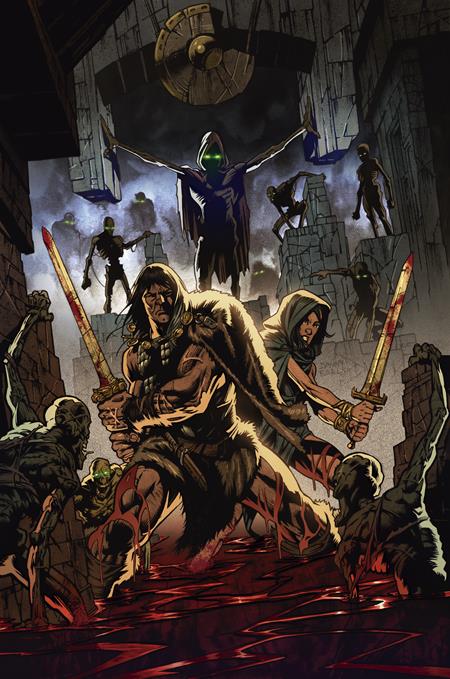 CONAN THE BARBARIAN TIDES OF THE TYRANT KING #3 (OF 4) CVR E DANNY EARLS VIRGIN CARDSTOCK VAR (MR) — Cover