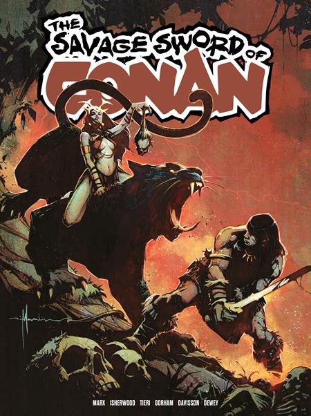 SAVAGE SWORD OF CONAN #17 CVR B NICK MARINKOVICH VAR (MR) — Cover