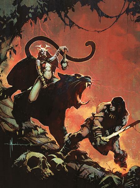 SAVAGE SWORD OF CONAN #17 CVR D NICK MARINKOVICH VIRGIN CARDSTOCK VAR (MR) — Cover