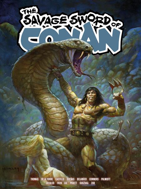 SAVAGE SWORD OF CONAN TP VOL 05 DIRECT MARKET EDITION ALEX HORLEY CVR (MR) — Cover