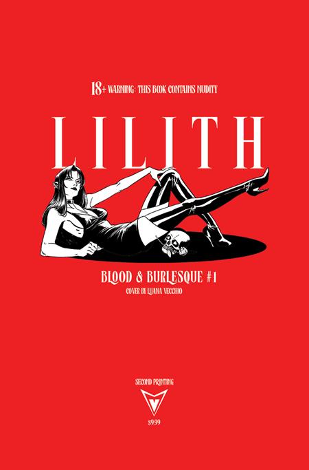 LILITH BLOOD AND BURLESQUE #1 (OF 5) 2ND PTG CVR D LUANA VECCHIO NSFW BLACK BAG VAR (MR) — Cover