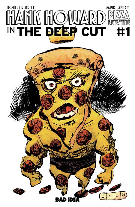 HANK HOWARD PIZZA DETECTIVE THE DEEP CUT #1 (ONE SHOT) CVR C PIZZA BY JESSE LONERGAN VAR — Cover
