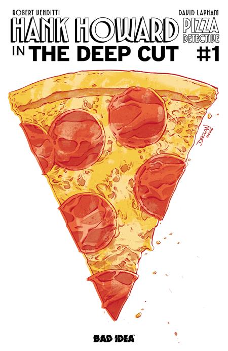 HANK HOWARD PIZZA DETECTIVE THE DEEP CUT #1 (ONE SHOT) CVR F PIZZA BY DECLAN SHALVEY VAR — Cover