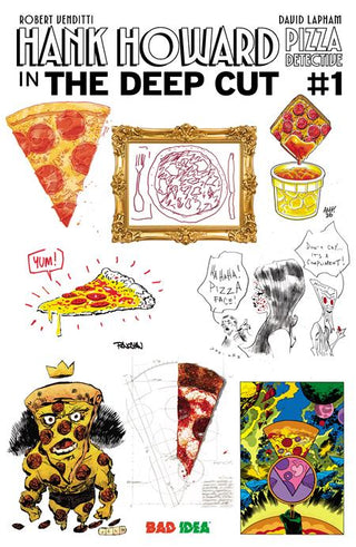 HANK HOWARD PIZZA DETECTIVE THE DEEP CUT #1 (ONE SHOT) CVR J INC 1:250 RYAN SOOK JESSE LONERGAN EXTRA LARGE PIE VAR