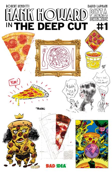 HANK HOWARD PIZZA DETECTIVE THE DEEP CUT #1 (ONE SHOT) CVR J INC 1:250 RYAN SOOK JESSE LONERGAN EXTRA LARGE PIE VAR — Cover