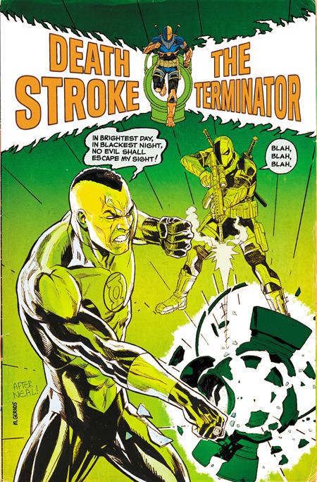 DEATHSTROKE THE TERMINATOR #10 CVR B MITCH GERADS CARD STOCK VAR — Cover