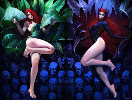 POISON IVY #50 CVR G NOOBOVICH WRAPAROUND CARD STOCK VAR — Cover
