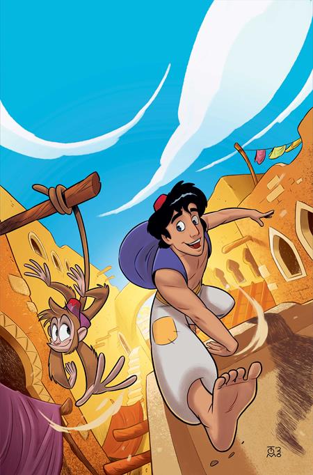 ALADDIN #6 CVR F INC 1:10 ANIMATION ART VIRGIN VAR — Cover