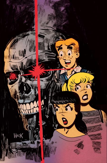 ARCHIE VS THE TERMINATOR #3 CVR F ROBERT HACK LTD VIRGIN VAR — Cover