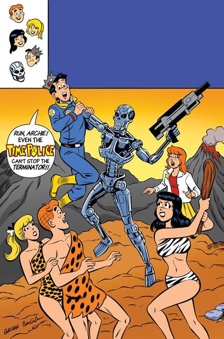 ARCHIE VS THE TERMINATOR #3 CVR I INC 1:15 BILL GALVAN VIRGIN VAR — Cover