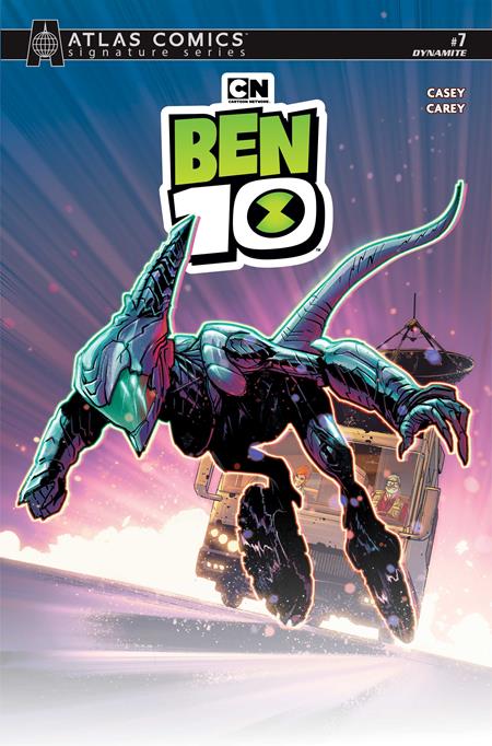 BEN 10 #7 CVR H ROBERT CAREY ATLAS EDITION SIGNED BY JOE CASEY VAR — Cover