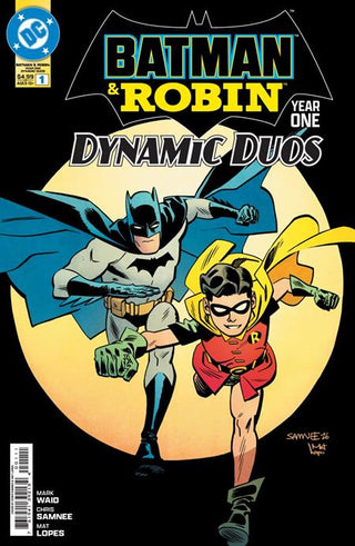 DF BATMAN & ROBIN YEAR ONE  DYNAMIC DUOS #1 SILVER SIGNATURE SERIES SIGNED BY MARK WAID