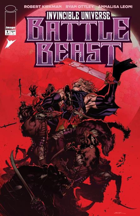 DF INVINCIBLE UNIVERSE BATTLE BEAST #8 VARIANT SIGNED BY RYAN SOOK — Cover
