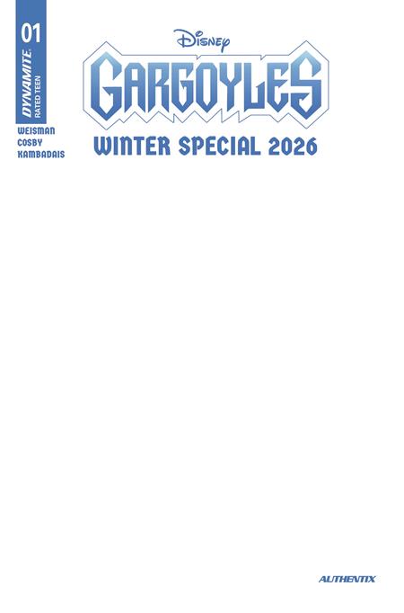 GARGOYLES WINTER SPECIAL 2026 #1 (ONE SHOT) CVR E BLANK AUTHENTIX VAR — Cover