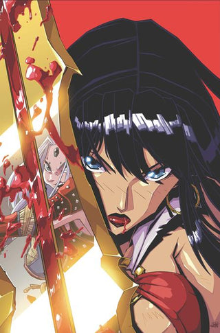 PATHFINDER VAMPIRELLA BLADE OF DARKNESS #3 CVR E ANDREW HUERTA LTD VIRGIN VAR