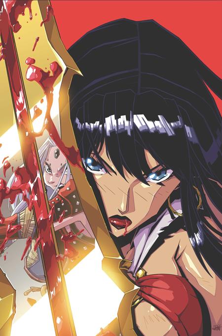 PATHFINDER VAMPIRELLA BLADE OF DARKNESS #3 CVR E ANDREW HUERTA LTD VIRGIN VAR — Cover