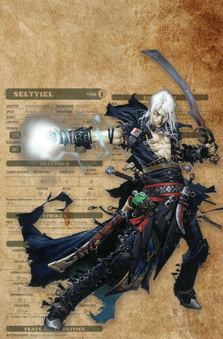 PATHFINDER VAMPIRELLA BLADE OF DARKNESS #3 CVR G INC 1:15 WAYNE REYNOLDS CHARACTER SHEET VIRGIN VAR