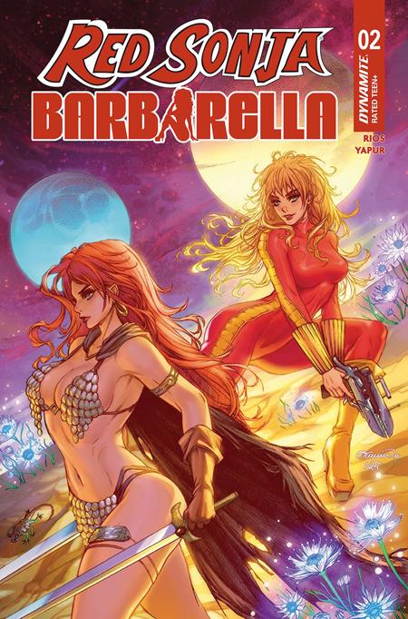 RED SONJA BARBARELLA #2 CVR B COLLETTE TURNER VAR — Cover