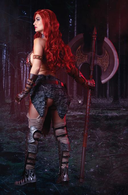 RED SONJA BARBARELLA #2 CVR I INC 1:10 COSPLAY IVY RED SONJA VIRGIN VAR — Cover
