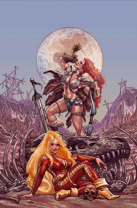RED SONJA BARBARELLA #2 CVR J INC 1:15 DIEGO YAPUR VIRGIN VAR — Cover