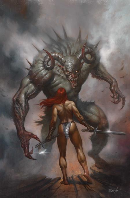 RED SONJA SHE DEVIL WITH A SWORD #8 CVR J INC 1:15 LUCIO PARRILLO VIRGIN VAR — Cover