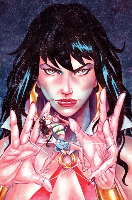 SABRINA THE TEENAGE WITCH VAMPIRELLA #1 CVR O INC 1:15 MIKE ROOTH VIRGIN VAR — Cover