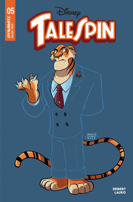 TALESPIN #5 CVR C CARLO LAURO COLOR BLEED VAR — Cover