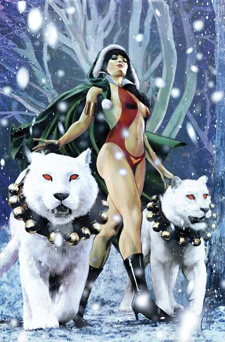 VAMPIRELLA HELLIDAY SPECIAL 2026 #1 (ONE SHOT) CVR F CAT STAGGS LTD VIRGIN VAR — Cover