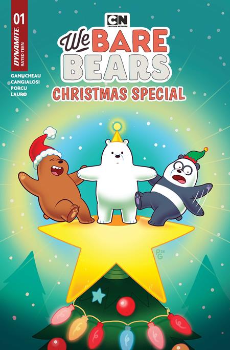 WE BARE BEARS CHRISTMAS SPECIAL #1 (ONE SHOT) CVR A PAULINA GANUCHEAU — Cover