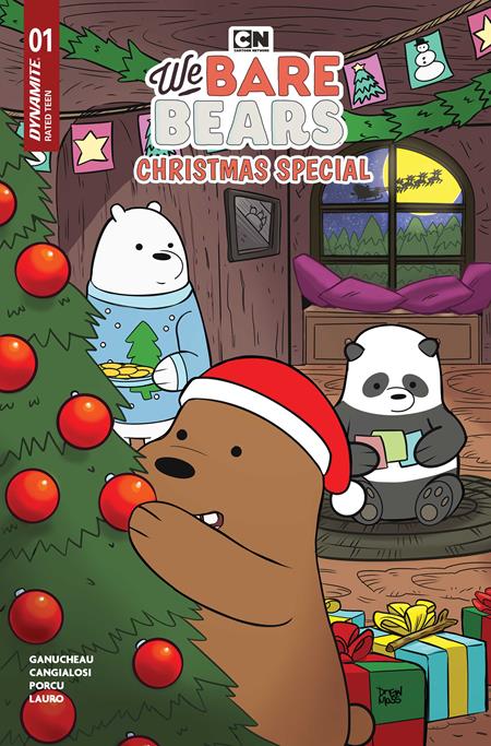 WE BARE BEARS CHRISTMAS SPECIAL #1 (ONE SHOT) CVR B DREW MOSS VAR — Cover