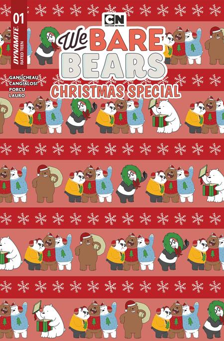 WE BARE BEARS CHRISTMAS SPECIAL #1 (ONE SHOT) CVR C WRAPPING PAPER VAR — Cover