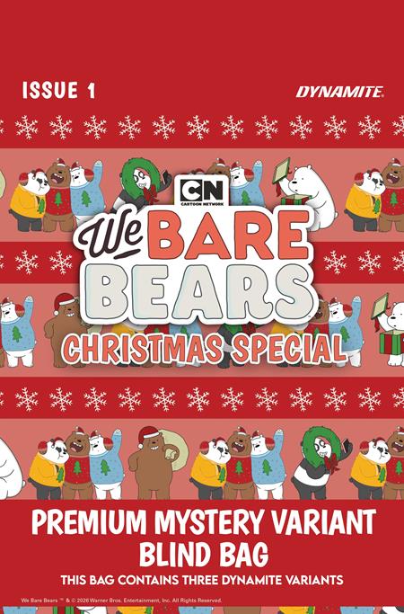 WE BARE BEARS CHRISTMAS SPECIAL #1 (ONE SHOT) CVR G PREMIUM MYSTERY BLIND BAG VAR — Cover