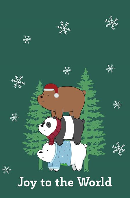 WE BARE BEARS CHRISTMAS SPECIAL #1 (ONE SHOT) CVR I INC 1:15 GREETING CARD VIRGIN VAR — Cover