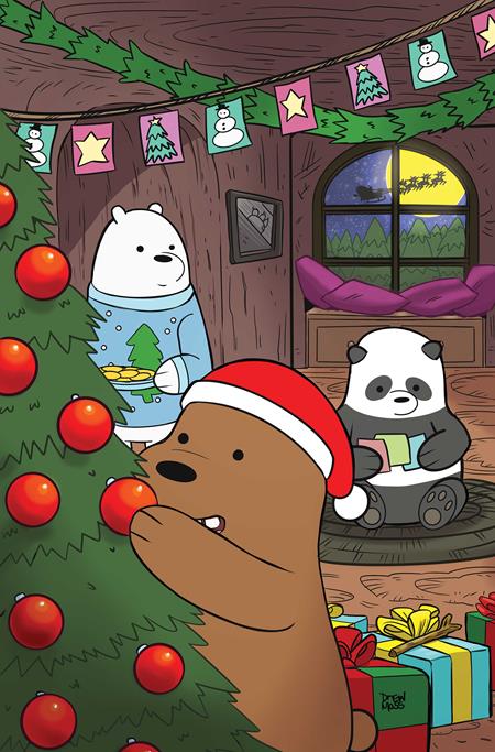 WE BARE BEARS CHRISTMAS SPECIAL #1 (ONE SHOT) CVR J INC 1:20 DREW MOSS VIRGIN VAR — Cover