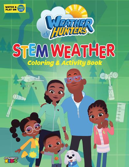 WEATHER HUNTERS STEM WEATHER COLORING & ACTIVITY BOOK TP — Cover