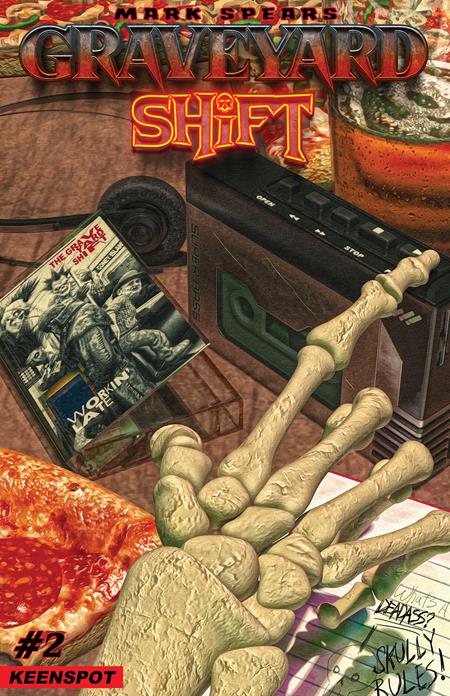 MARK SPEARS GRAVEYARD SHIFT #2 CVR E MARK SPEARS HANGIN TOUGH HOMAGE VAR — Cover