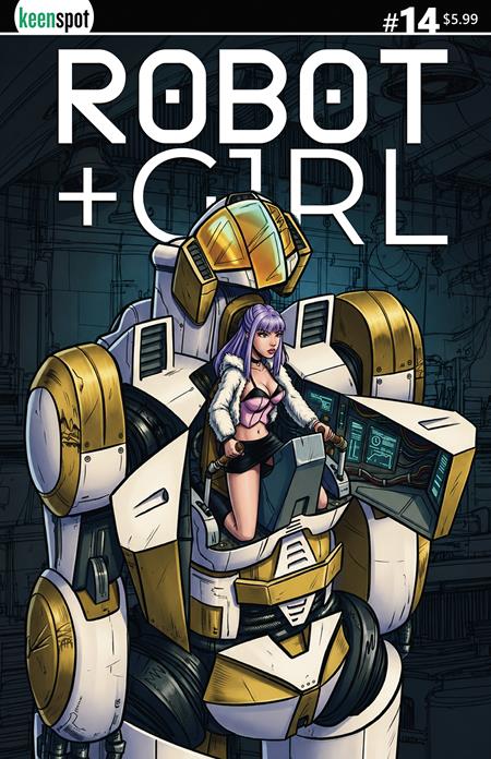 ROBOT + GIRL #14 CVR A MIKE WHITE SITTING PRETTY — Cover
