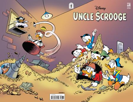 UNCLE SCROOGE LEGACY #468 THE CURSE OF HP HATEQUACK CVR C INC 1:10 DAAN JIPPES ULRICH SCHROEDER WRAPAROUND VAR — Cover