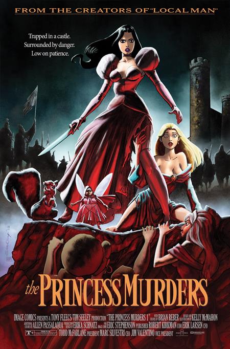 PRINCESS MURDERS #1 CVR C TIM SEELEY & ALLEN PASSALAQUA ARMY OF DARKNESS HORROR HOMAGE VAR — Cover