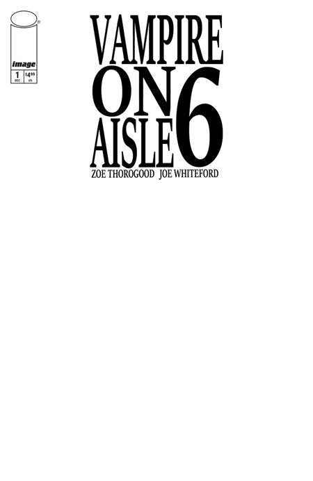 VAMPIRE ON AISLE 6 #1 (OF 3) CVR D BLANK SKETCH VAR (MR) — Cover