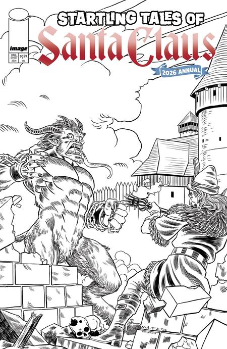 STARTLING TALES OF SANTA CLAUS 2026 ANNUAL CVR F INC 1:50 NATE BELLEGARDE VAR — Cover