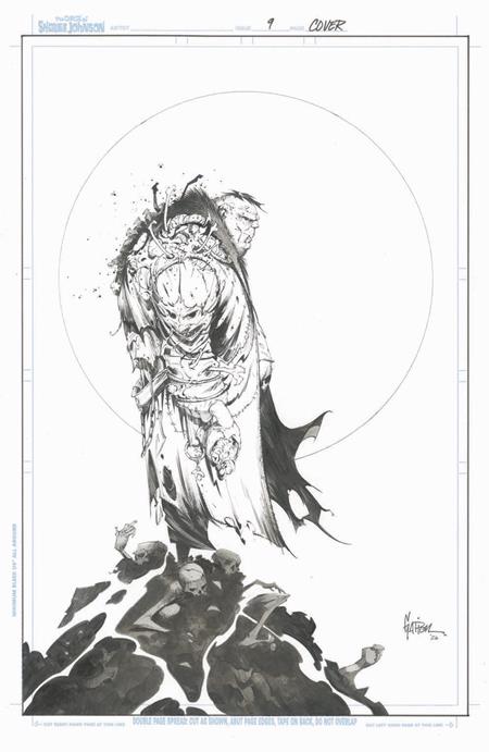 SPAWN THE CURSE OF SHERLEE JOHNSON #9 CVR C JONATHAN GLAPION B&W VIRGIN VAR — Cover
