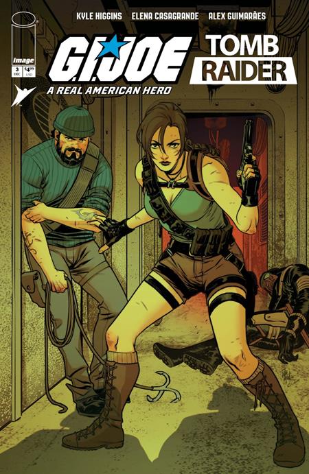 GI JOE A REAL AMERICAN HERO TOMB RAIDER #3 (OF 5) CVR A ELENA CASAGRANDE & ALEX GUIMARAES — Cover
