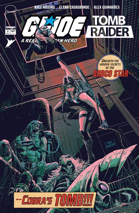 GI JOE A REAL AMERICAN HERO TOMB RAIDER #3 (OF 5) CVR D INC 1:25 CHRIS MOONEYHAM VINTAGE JOE VAR — Cover