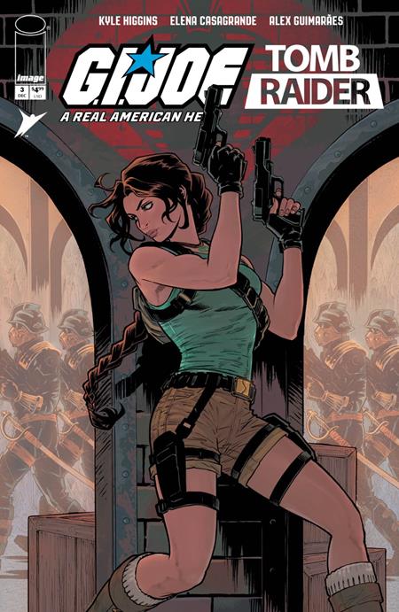 GI JOE A REAL AMERICAN HERO TOMB RAIDER #3 (OF 5) CVR E INC 1:50 REBEKAH ISAACS & JORDIE BELLAIRE VAR — Cover