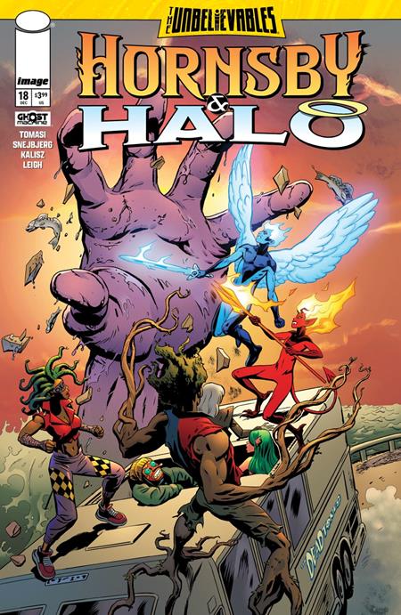 HORNSBY & HALO #18 CVR A PETER SNEJBJERG & JOHN KALISZ — Cover