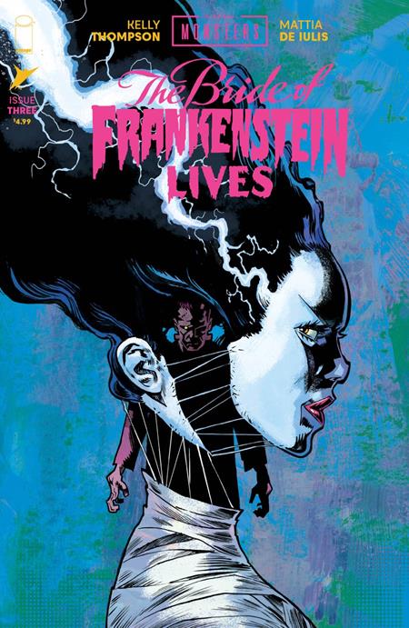UNIVERSAL MONSTERS THE BRIDE OF FRANKENSTEIN LIVES #3 (OF 4) CVR F INC 1:75 MICHAEL WALSH VAR — Cover