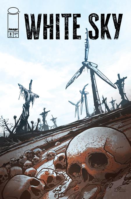 WHITE SKY #8 CVR C RAY LEDERER VAR (MR) — Cover